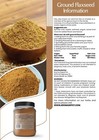 5lb Ground Brown Flax Seed Omega-3 Non-gmo Linaza Raw 80 Oz  Flaxseed Powder