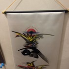Health And Longevity Chinese Calligraphy Scroll 34 In Long