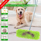 4pcs 14   16   Microfiber Dust Mop Pads Compatible With Leifheit 15in  Green