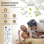 Breeze Socket Fan Light With Remote portable Small Ceiling Fans With Lights Bulb