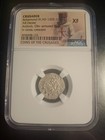 Crusader Bohemond Iv Ar Denier Ngc Xf Antioch Medieval Silver Coin