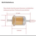 5007335   2pcs   fuel Filter Replacement For Outboard Evinrude Johnson Brp Omc 