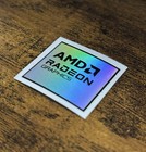 1x Amd Radeon Graphics Holographic Desktop   Laptop Custom Sticker Label  new 