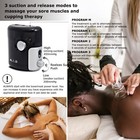 4 Suction Modes Dermo Vacuum Massager  Cupping Massag  3 Suction Cups And Roller