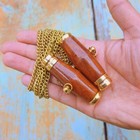 Pair Of Couples Kaleidoscope Wood   Brass Pendant Kaleidoscope For Your Love One