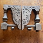 Architectural Salvage Corbel Part Shelf Oak Bracket Wood Antique