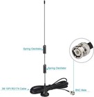 Vhf Uhf Ham Radio Scanner Antenna Amateur Mobile Magnetic Base Bnc Male Antennas