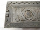 Baerricks Advertising Cast Iron Astray 1959  59 Victorian Woman Ornate Trivet
