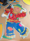 Vtg Carson-dellosa Die Cut Bulletin Board Scarecrow Apples Crows Cd-4119   1795