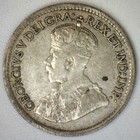 1918 Canada Silver Five Cents Circulated Fine Condition Canadian Coin 5c