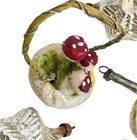 Antique Christmas Tree Ornaments Lot  Handcrafted  9 Pieces C 1930    19198 