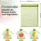 50 Pack 6x9 Inch Fruit Protection Bags  Green Mesh Covers For Trees   Garden