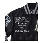 Dodge Demon Patched Wool Varsity Bomber Racing Jacket Black Men s X-large Xl