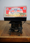 Vintage Budweiser Beer Champion Clydesdale Horse Register Lighted Sign Bracket