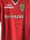 Manchester United 1999 2000 Home Football Shirt Large Champions League Winners