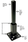 1 1 4  Step Railing Repair Post Base 4  No Welding Slips Into Broke Posts
