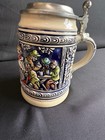 Vintage German Beer Stein Lidded 