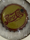 Lot Of 4  1930 s Pepsi-cola Double Dot Used Cork Bottle Caps Vintage Collectible