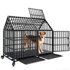 50   Indestructible Heavy Duty Dog Crate Cage Kennel For Large Giant Dogs