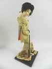 Antique Vintage  Nishi Co Japanese 16  Geisha W Samisen Hand Made Doll W Tag