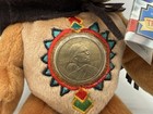 2002 Limited Treasures Sacagawea   Pomp Golden Dollar Bear W  Liberty Coin Plush