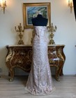 Women s Formal High Slit All Over Sequins Lace Up Long Evening Gown Prom Dress