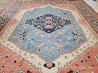 9 X 12 Vintage Design Turkish Veg Dye Serapi Heriz Kazak Antique Caucasian