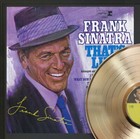 Frank Sinatra Framed Black Wood Reproduction Signature Gold Lp Display 2