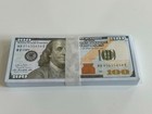 100 Quantity Movie Prop  100 Replica Money Bills  For Party Learning Education
