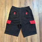 Vintage Hot Topic Gothic Emo Tripp Shorts With Chains Black And Red Size 3