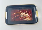Mid-century Japanese Black Lacquer Serving Tray-japan