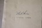 Signed Chapter Two Screenplay Movie Third Draft Presentation Script Neil Simon