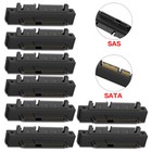 8x Sas To Sata 22-pin Male Converter Sff-8482 Female Hdd Hard Drive Raid Adapter
