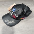 Vintage Modern Headwear Hat Black Leather Dale Earnhardt Gm Nascar Racing Usa