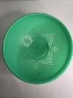 Vintage Tupperware Green 10  Footed Colander  strainer   339-3