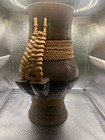 Beautiful Piece Of Pottery With Unique Handles  Measures 10 5 Inches Tall  