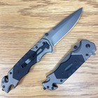 9  Military Rescue Tactical Spring Assisted Folding Pocket Knife Open Blade Edc