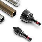 2pc Deburring Chamfer Tool Set External Internal Rotary Deburring   Chamfer Tool