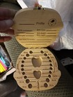 Baby Tooth Box Wooden Kids Keepsake Organizer Gift For Baby Teeth  Cute Child   