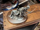 Chilmark Fine Pewter Sculpture  blood Brother  Made In Usa Artist M boyett