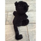 Ganz Webkinz Black Cat 8 5  Black Shimmer Plush Hm135 Retired Toy No Code