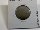 1864 Two Cent Piece In Fine Condition Us Copper Coin 112724 302tk
