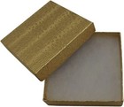 A Case Of 100 Gold Cotton Filled Gift Boxes Great For Jewelry  Businesses  Or   