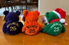 Lot Of 3 Salvino s Bamm Beano s Bears Mark Mcgwire Barry Bonds Plush Nwt