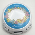 Vintage Sony Walkman Portable Personal D-eq550 Cd Player Tested   Working Flower