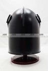 Halloween Black Antique Medieval Knight Crusader Steel Armor Helmet Larp Cosplay