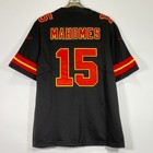 Patrick Mahomes  15 Black Embroidered Jersey Sizes S-4xl