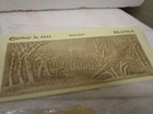 Vintage Craftaid Billfold Leather Template Lot No  2110 3970 4030 Deer hunting