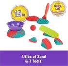 Kinetic Sand Mold N    Flow 1 5 Lbs Red   Teal Sensory Play Sand     Autism Friendly