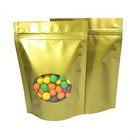 Double-sided Matte glossy Color With Clear Round Window 6 3  X 8 7  Glossy Gold